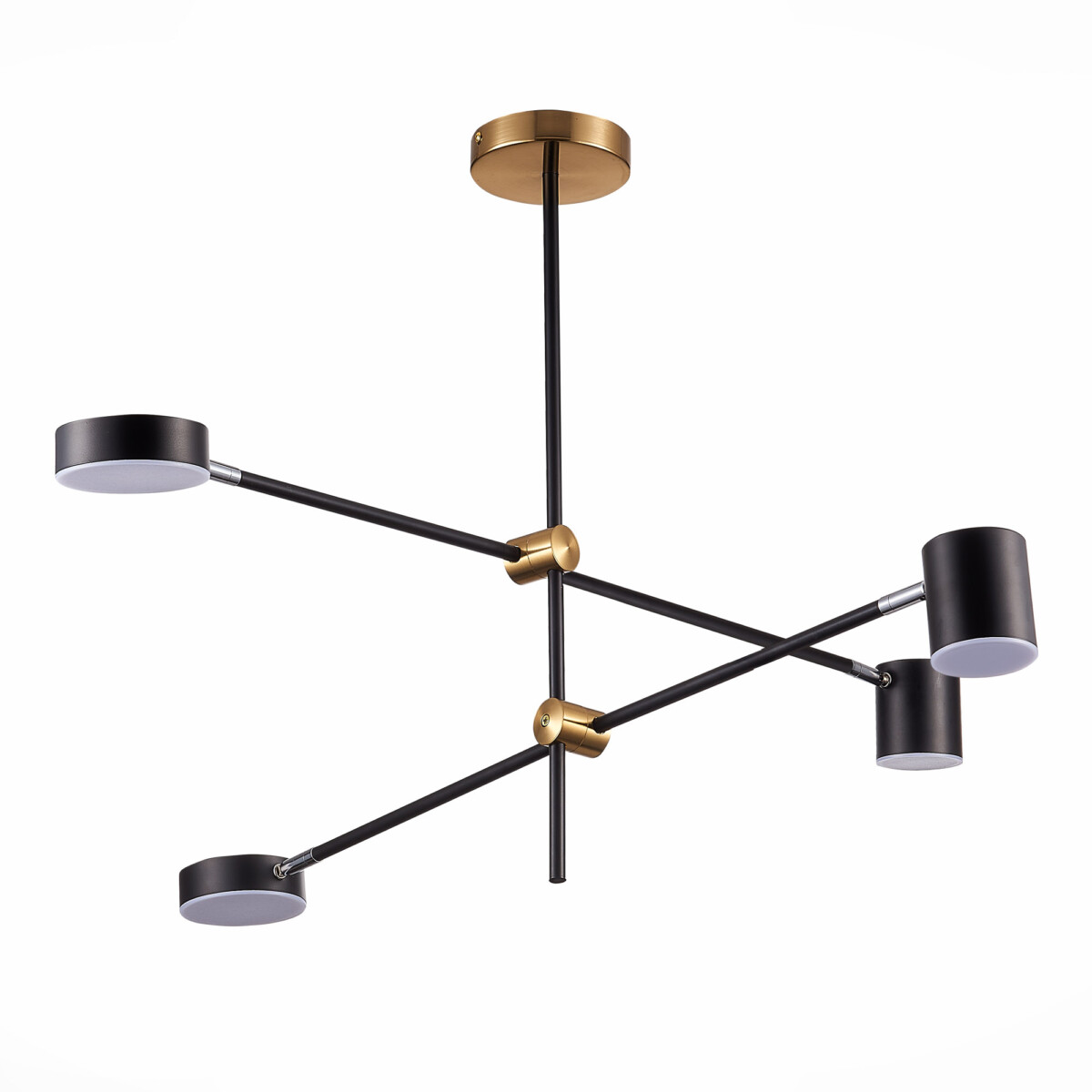 SL1604.432.04 Светильник потолочный ST-Luce Черный, Латунь/Черный LED 4*5W 3000K RODRIGO — изображение 3