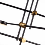 SL1604.432.06 Светильник потолочный ST-Luce Черный, Латунь/Черный LED 6*5W 3000K RODRIGO — изображение 5