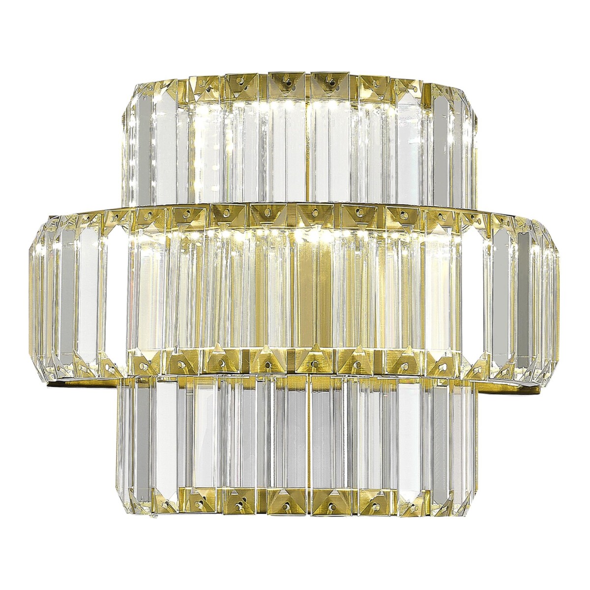 SL1622.311.01 Светильник настенный ST-Luce Латунь/Прозрачный LED 1*21W 4000K TIVOLI — изображение 1