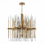 SL1628.303.08 Люстра подвесная ST-Luce Латунь/Прозрачный, Латунь E14 8*40W TERAMO — изображение 3