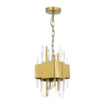 SL1633.203.04 Люстра подвесная ST-Luce Матовое золото/Матовое золото,Прозрачный E14 4*40W OLVERA — изображение 2