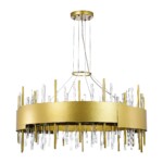 SL1633.203.16 Люстра подвесная ST-Luce Матовое золото/Матовое золото,Прозрачный E14 16*40W OLVERA — изображение 2