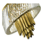 SL1635.302.09 Люстра потолочная ST-Luce Латунь/Прозрачный E14 9*40W NARI — изображение 3