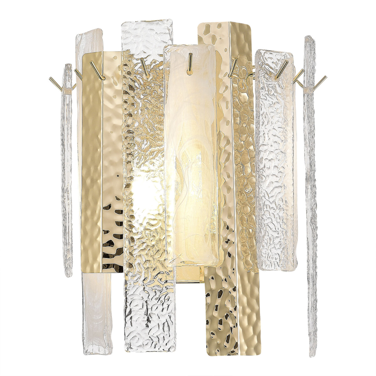 SL1636.201.02_01W SL1636.201.02 Бра ST-Luce Золотистый/Белый, Золотистый E14 2*40W SCOLARE — изображение 1