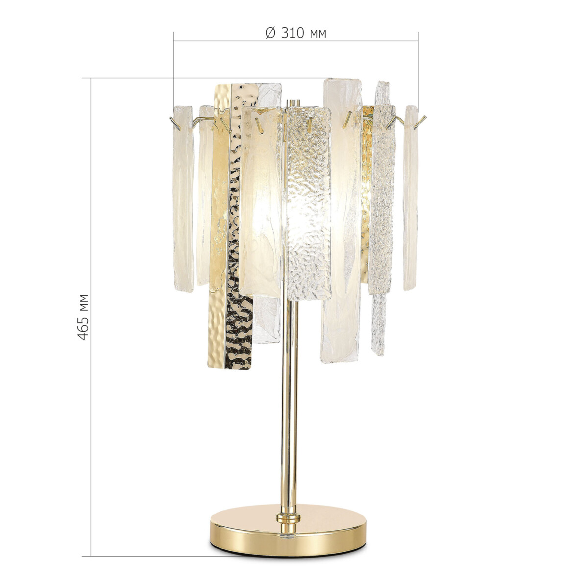 SL1636.204.03 Прикроватная лампа ST-Luce Золотистый/Белый, Золотистый E14 3*40W SCOLARE — изображение 3