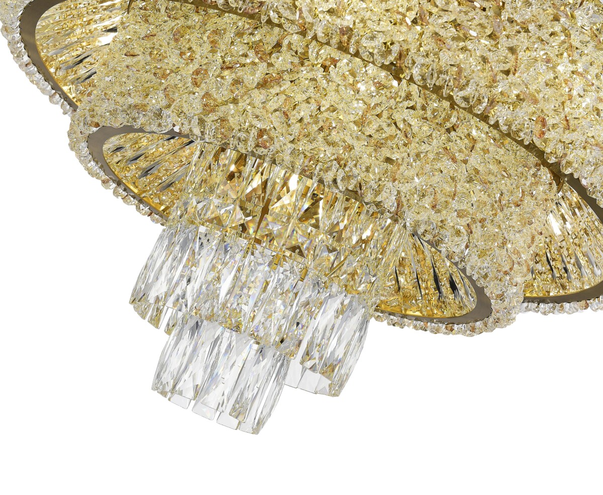 SL1637.302.16 Светильник потолочный ST-Luce Латунь/Прозрачный, Янтарный E14 16*60W SELINE — изображение 3