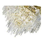 SL1659.302.07 Светильник потолочный ST-Luce Латунь/Прозрачный E14 7*60W OFELIA — изображение 3