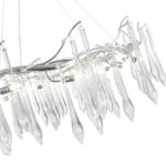 SL1660.103.12 Светильник подвесной ST-Luce Хром/Хром, Прозрачный G9 12*5W 4000K TEARDROPS — изображение 3