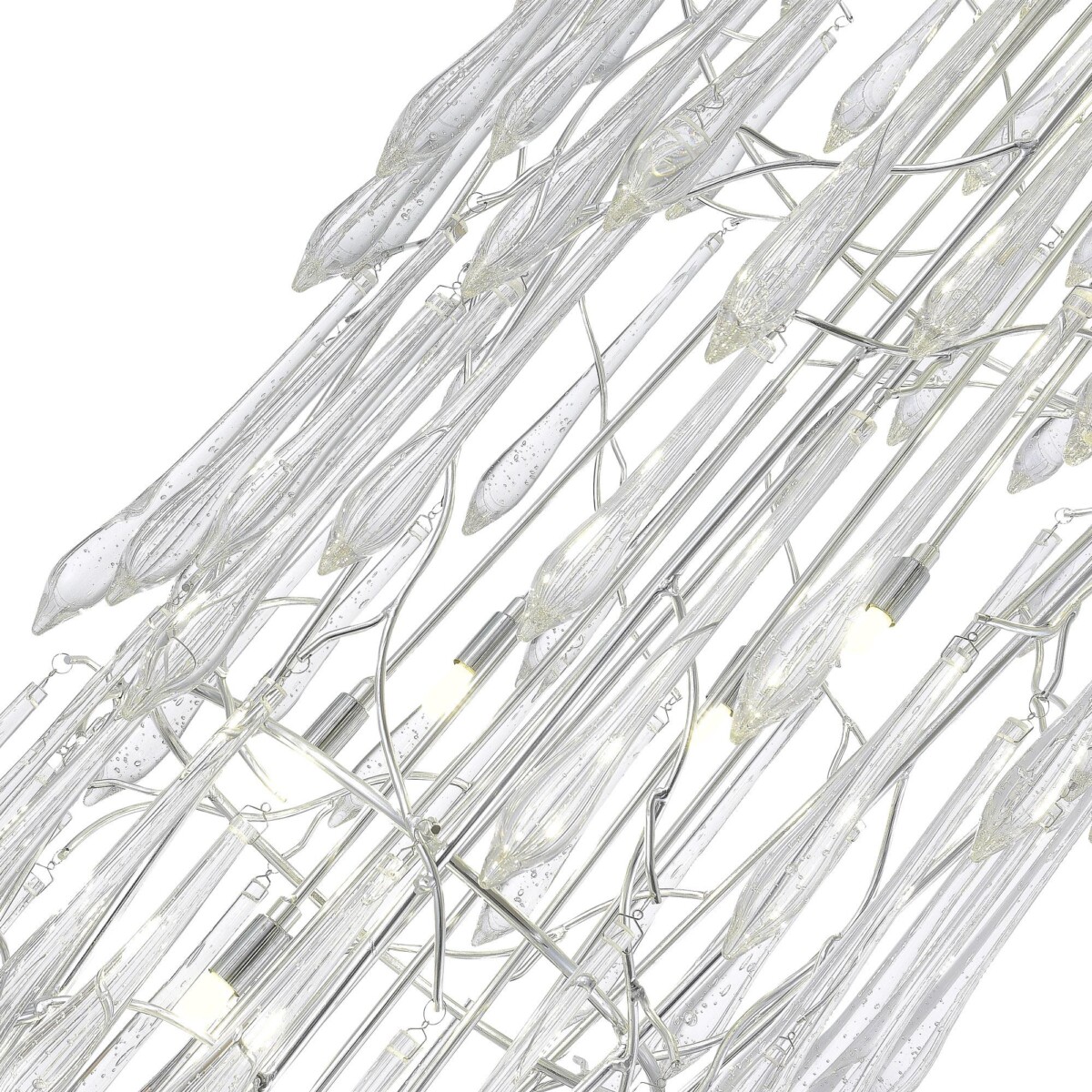 SL1660.103.25 Светильник подвесной ST-Luce Хром/Хром, Прозрачный G9 25*5W 4000K TEARDROPS — изображение 3