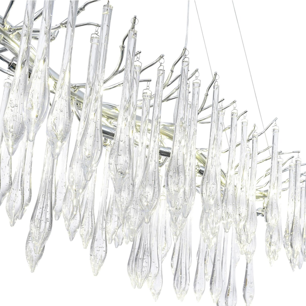 SL1660.113.12 Светильник подвесной ST-Luce Хром/Хром, Прозрачный G9 12*5W 4000K TEARDROPS — изображение 3