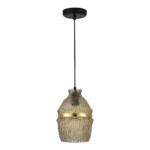 SL1661.403.01 Светильник подвесной ST-Luce Черный/Янтарный E27 1*40W COCOON — изображение 2