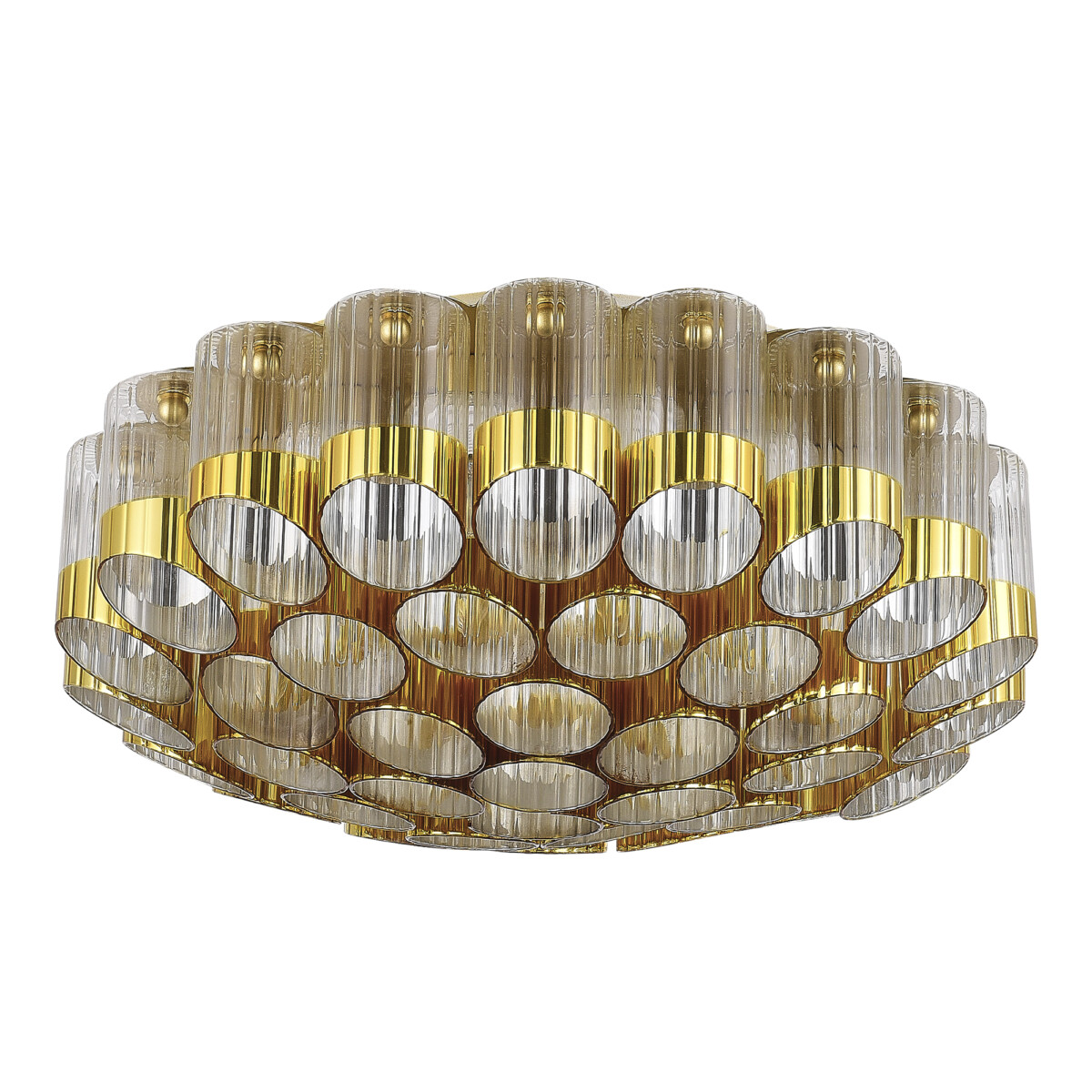 SL1662.302.19 Светильник потолочный ST-Luce Латунь/Латунь, Прозрачный E14 19*60W ACCORD — изображение 2