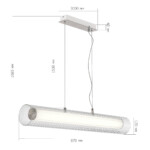 SL2010.103.01 Светильник подвесной ST-Luce Никель/Белый, Прозрачный LED 1*33W 3000K/4000K ENFYS — изображение 11