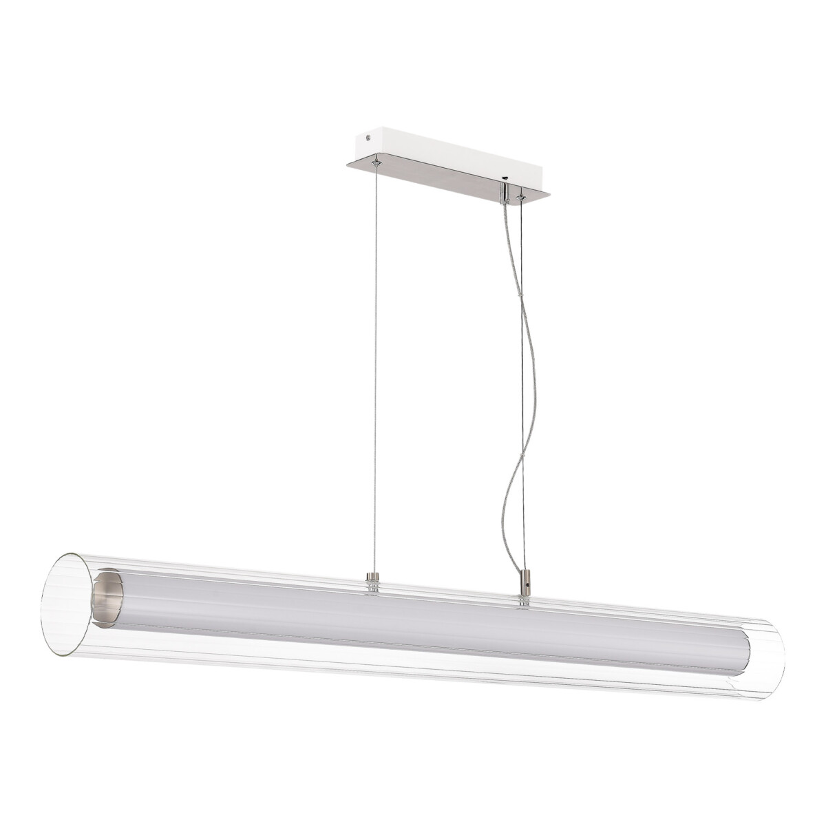 SL2010.113.01 Светильник подвесной ST-Luce Никель/Белый, Прозрачный LED 1*40W 3000K/4000K ENFYS — изображение 2