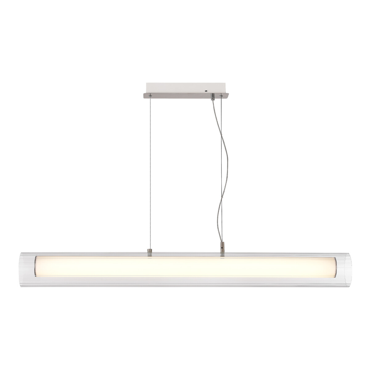 SL2010.113.01 Светильник подвесной ST-Luce Никель/Белый, Прозрачный LED 1*40W 3000K/4000K ENFYS — изображение 5