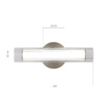 SL2010.121.01 Светильник настенный ST-Luce Никель/Белый, Прозрачный LED 1*7W 3000K/4000K ENFYS — изображение 9