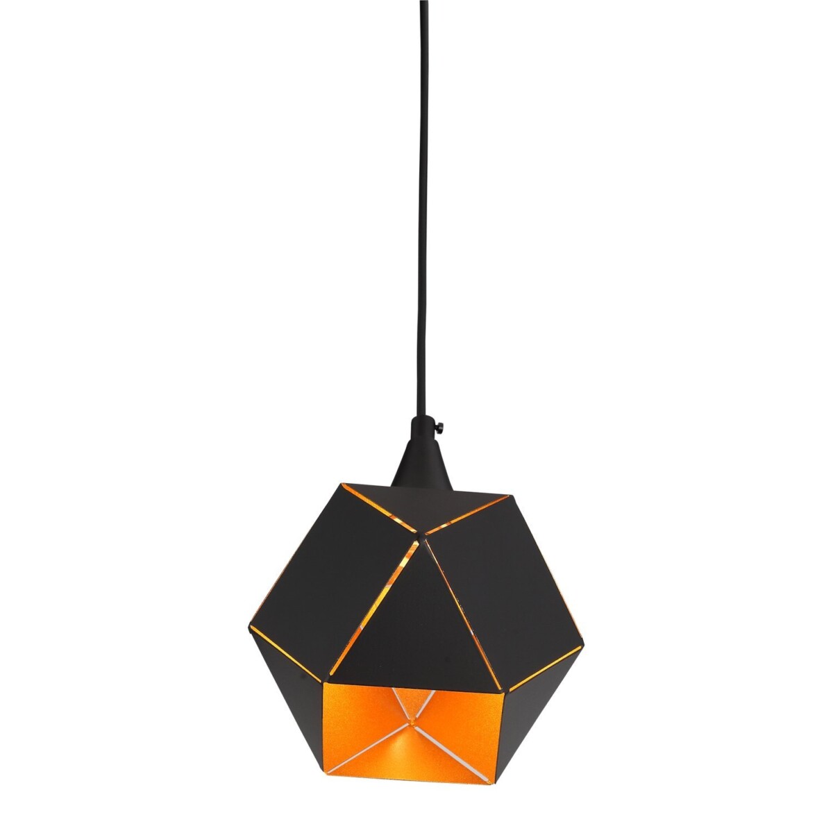 SL258.403.01 Светильник подвесной ST-Luce Черный/Черный, Золото E14 1*40W ENIGMA — изображение 2