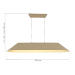 SL3001.813.01 Светильник подвесной ST-Luce Бежевый,Белый/Бежевый,Белый LED 1*32W SENTITO — изображение 11