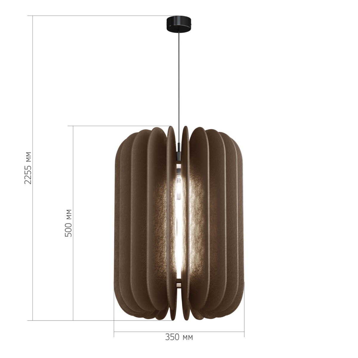 SL3004.453.01 Светильник подвесной ST-Luce Черный/Серый E27 1*60W SENTITO — изображение 2