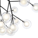 SL376.403.27 Светильник подвесной ST-Luce Черный/Прозрачный, Белый G4 LED 27*2W DEMELE — изображение 2