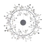 SL379.103.216 Люстра подвесная ST-Luce Серебристый/Белый LED 216*0,5W 3500K RAFINA — изображение 4