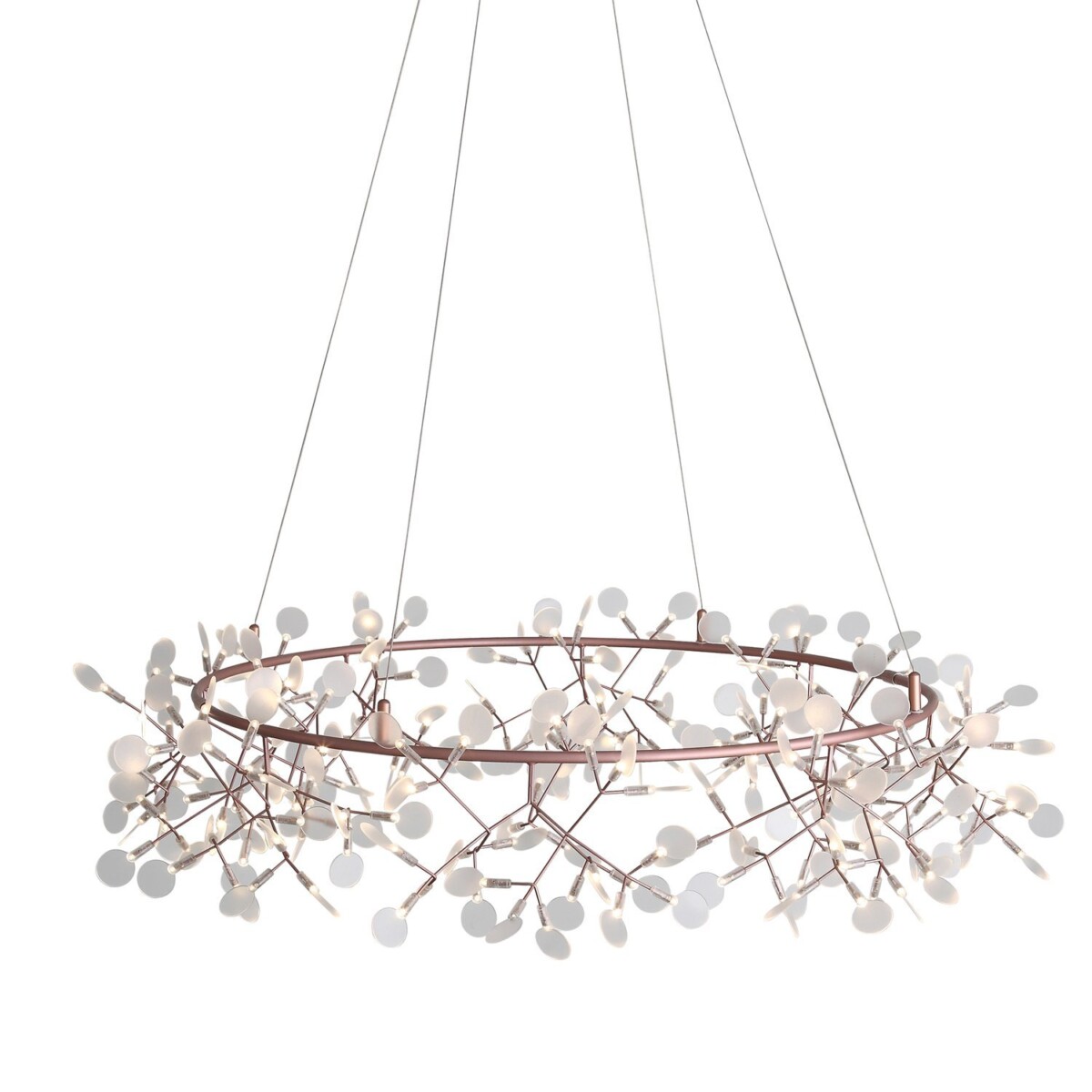 SL379.203.216 Люстра подвесная ST-Luce Медный/Белый LED 216*0,5W 3500K RAFINA — изображение 3