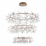 SL379.203.486 Люстра подвесная ST-Luce Медный/Белый LED 486*0,5W 3500K  (из 3-х коробок) RAFINA — изображение 2