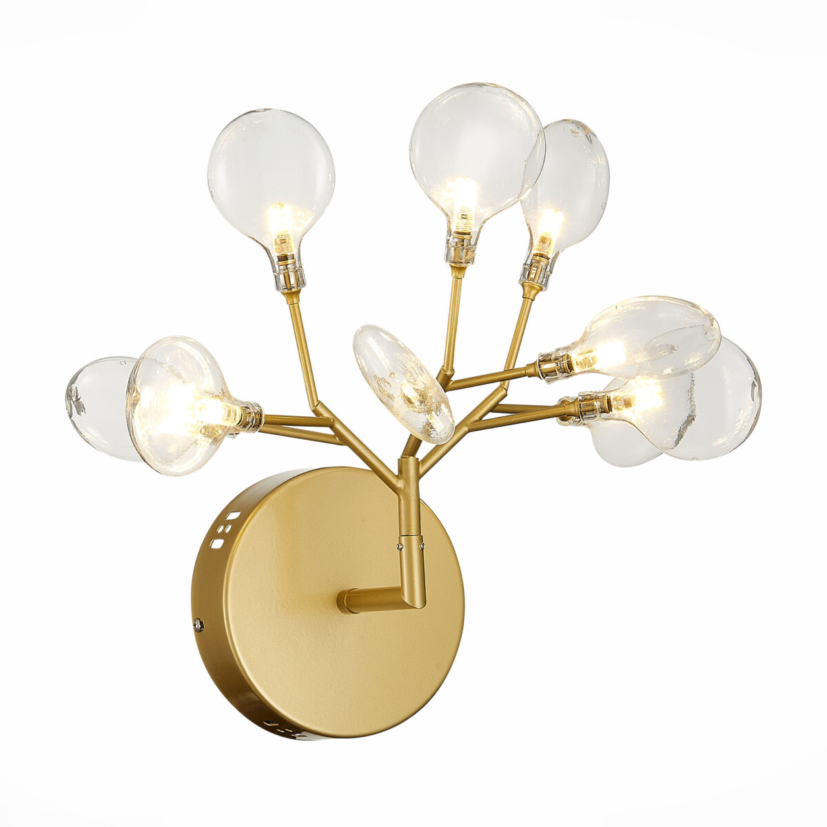 SL411.201.09 Бра ST-Luce Золотистый/Прозрачный G4 9*1,5W RICCARDO — изображение 1