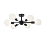 SL419.402.06 Светильник потолочный Черный E27 6*60W ANO — изображение 2