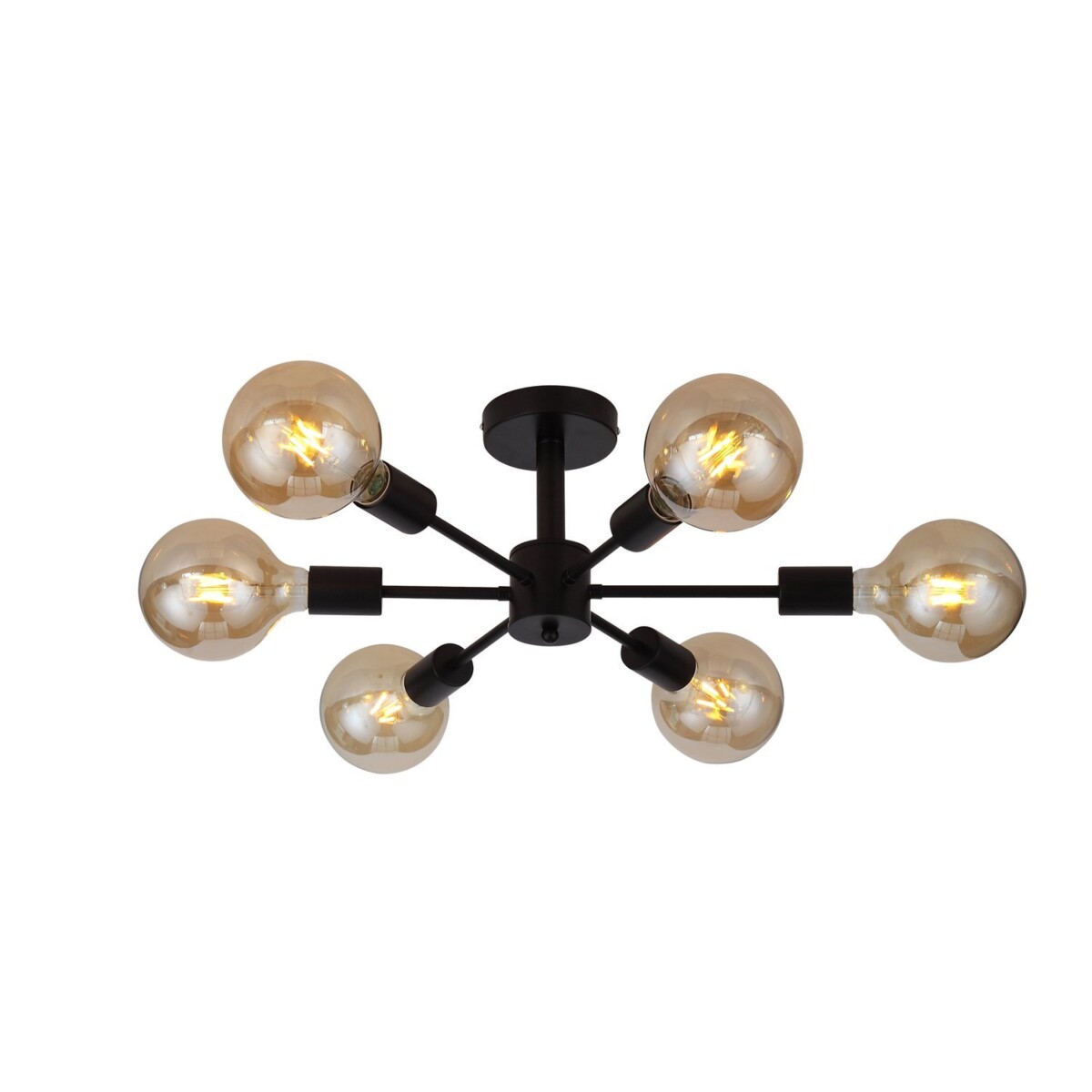 SL419.402.06 Светильник потолочный Черный E27 6*60W ANO — изображение 5