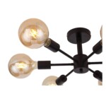 SL419.402.06 Светильник потолочный Черный E27 6*60W ANO — изображение 6