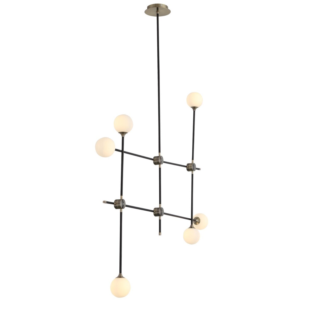 SL429.403.06 Светильник потолочный ST-Luce Черный, Золото/Белый G9 6*5W BASTONCINO — изображение 2