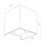 SL560.401.02 Светильник уличный настенный ST-Luce Черный/Черный LED 2*3W 4000K STAFFA — изображение 4