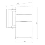 в наличии SL561.401.01 Светильник уличный настенный ST-Luce Черный/Черный LED 1*5W 4000K TUBO - купить в интернет-магазине Светильники Торг