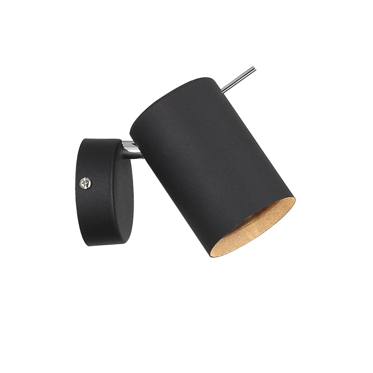 SL597.401.01 Спот ST-Luce Черный, Хром/Черный GU10 LED 1*3W Настенные светильники — изображение 2