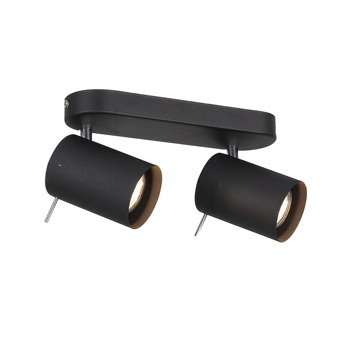 SL597.401.02 Спот ST-Luce Черный, Хром/Черный GU10 LED 2*3W Потолочные светильники — изображение 2