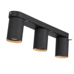 SL597.401.03 Спот ST-Luce Черный, Хром/Черный GU10 LED 3*3W Потолочные светильники — изображение 3