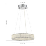 SL6008.103.01 Люстра подвесная ST-Luce Хром/Хром LED 1*20W 3000K LATOZZO — изображение 4