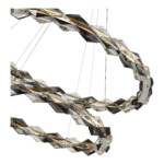 SL6009.103.02 Люстра подвесная ST-Luce Хром/Прозрачно-Дымчатый LED 1*45W 3000K DIAMANTA — изображение 3