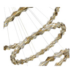 SL6009.203.03 Люстра подвесная ST-Luce Золотистый/Прозрачный,Янтарный LED 1*75W 3000K DIAMANTA — изображение 3