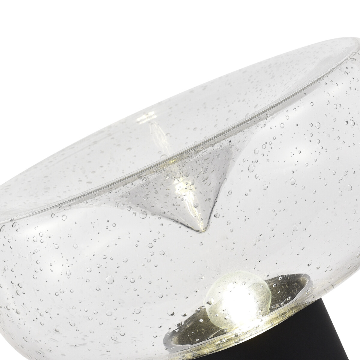 SL6014.424.01 Прикроватная лампа ST-Luce Черный/С пузырьками воздуха E27 1*40W RIPPLE — изображение 5