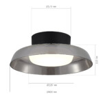 SL6019.412.01 Светильник потолочный ST-Luce Черный/Дымчатый, Белый LED 1*36W 3000K FORAY — изображение 4