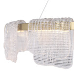 SL6021.203.66 Светильник подвесной ST-Luce золотистый/прозрачный LED 1*66W 3000K VOILE — изображение 4