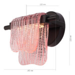 SL6021.401.06 Светильник настенный ST-Luce черный/розовый LED 1*6W 3000K VOILE — изображение 7