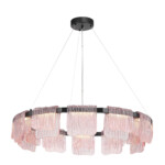 SL6021.403.66 Светильник подвесной ST-Luce черный/розовый LED 1*66W 3000K VOILE — изображение 2