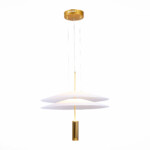 SL6101.203.01 Люстра подвесная ST-Luce Золотистый/Белый LED 1*10W 3000K ISOLA