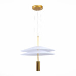 SL6101.203.01 Люстра подвесная ST-Luce Золотистый/Белый LED 1*10W 3000K ISOLA — изображение 2