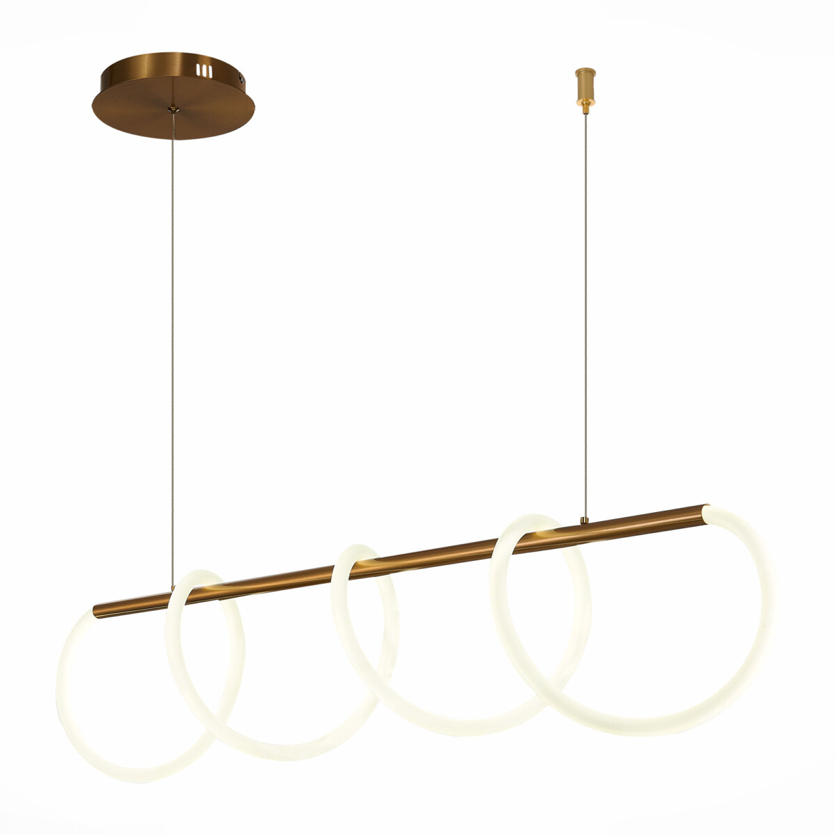 SL6102.303.45 Светильник подвесной ST-Luce Латунь/Белый LED 1*45W 4000K SAGRATO — изображение 3