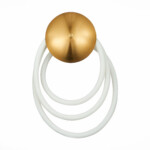 SL6102.311.30 Светильник настенный ST-Luce Латунь/Белый LED 1*30W 4000K SAGRATO — изображение 2