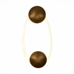 SL6102.321.30 Светильник настенный ST-Luce Латунь/Белый LED 1*30W 4000K SAGRATO — изображение 2